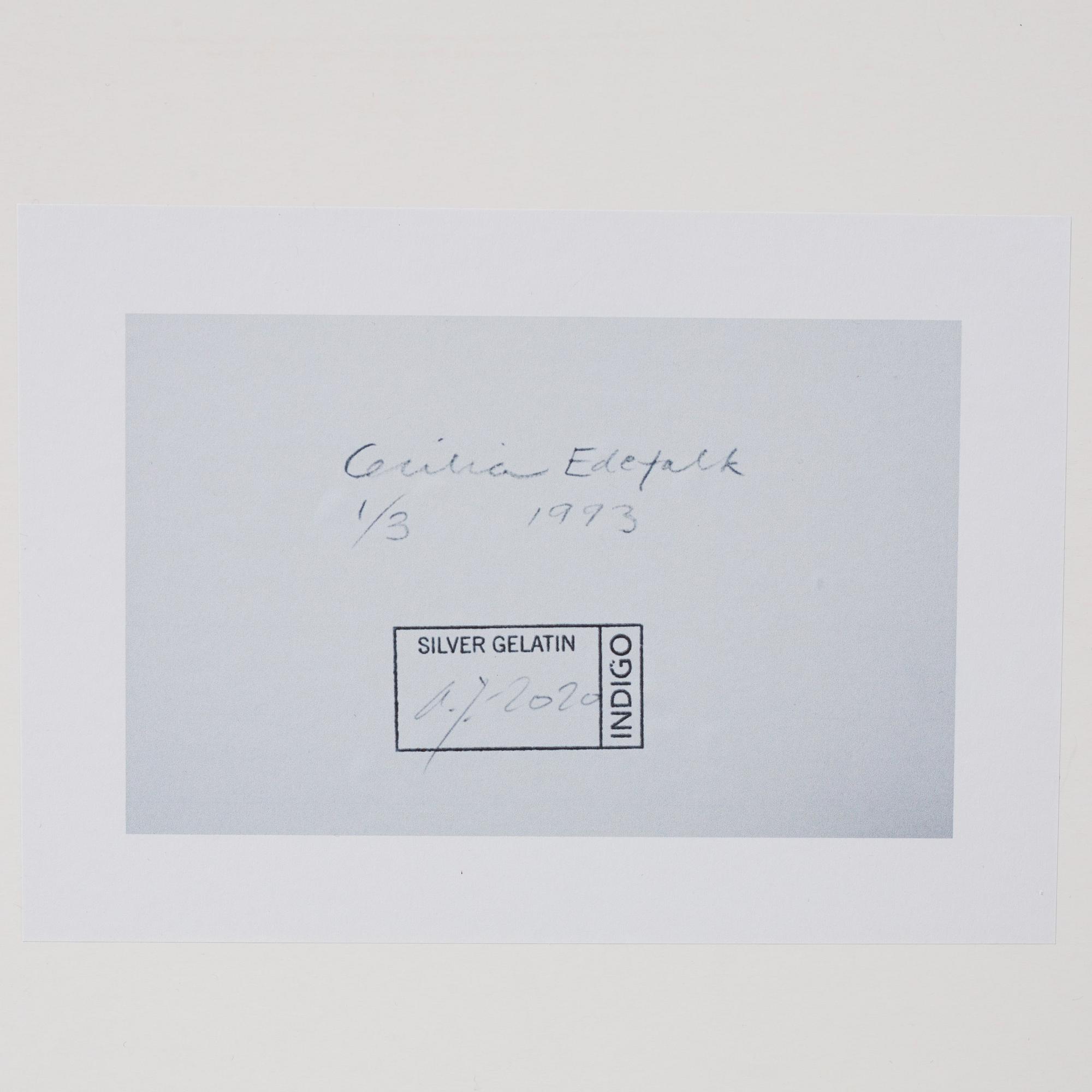 Cecilia Edefalk, 'Självporträtt med Pistol', 1993.