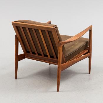 IB KOFOD LARSEN, a 'Kandidaten' teak easy chair from OPE möbler, 1960's.