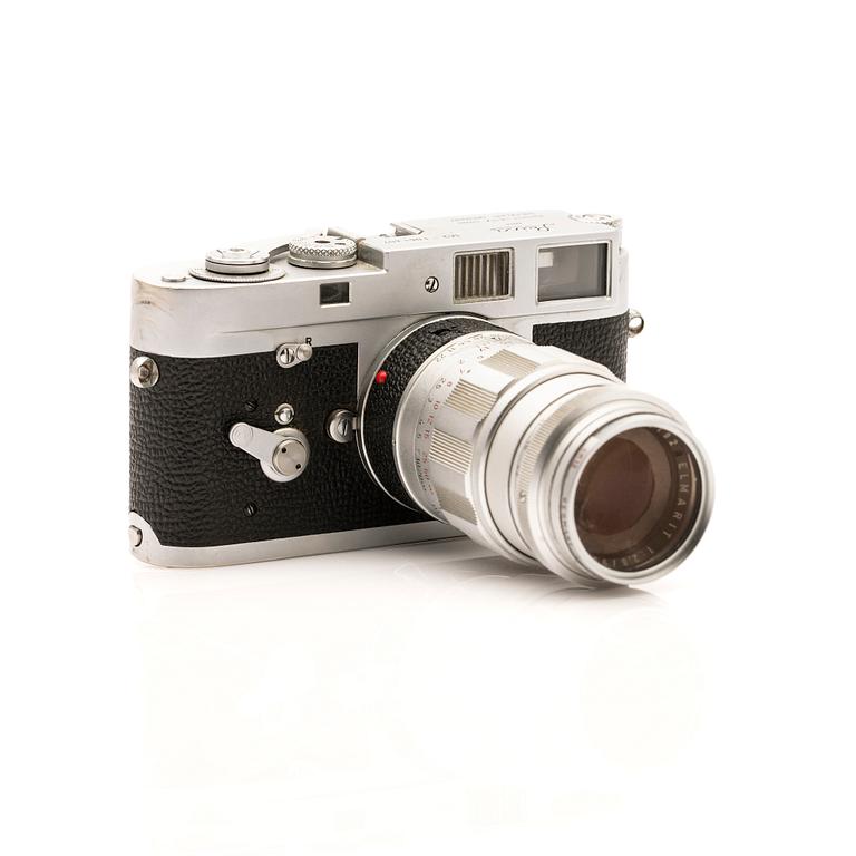 Leica M2 Kamera, Leica Elmarit objektiv 1:2.8/90,