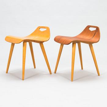 Paavo Rekola, two mid-20th century stools.