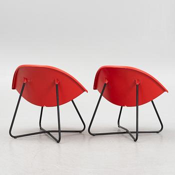 Niels Gammelgaard, a pair of "Holk/Lips" lounge chairs, IKEA,  Sweden, 1991-92.