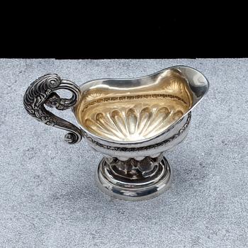GRÄDDSNÄCKA, silver, Fromholt Strandberg Uleåborg, 1853. Paino 170,7 g.