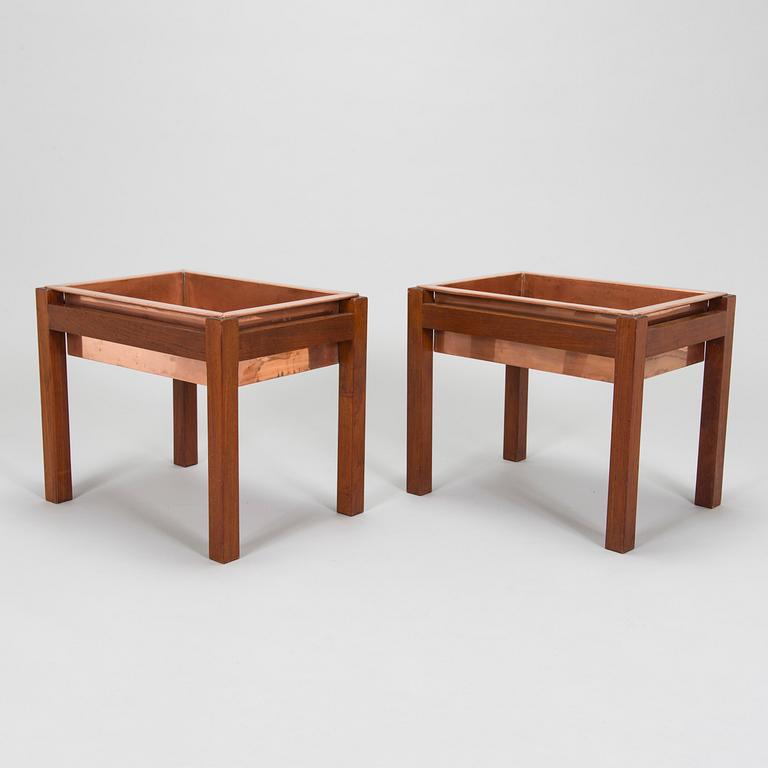 Blomlådor, ett par 1950/1960-tal.