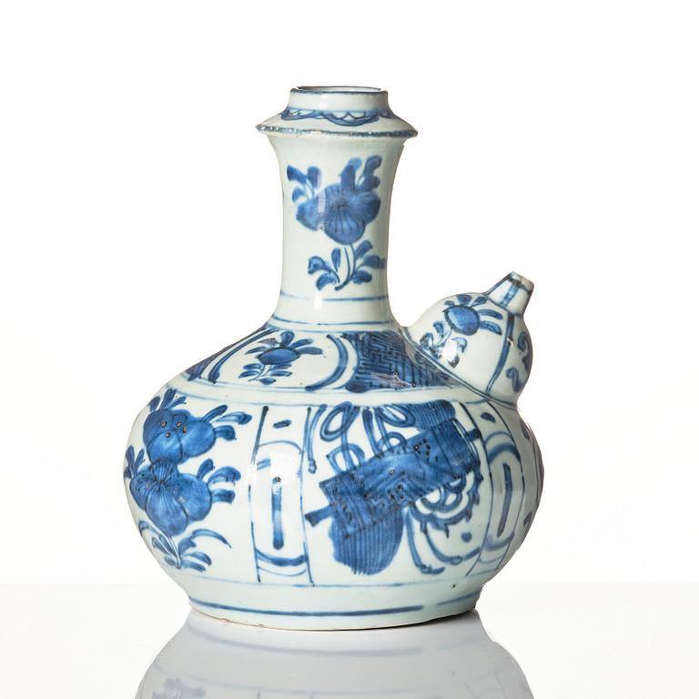 Kendi, porslin. Mingdynastin, Wanli (1572-1620).