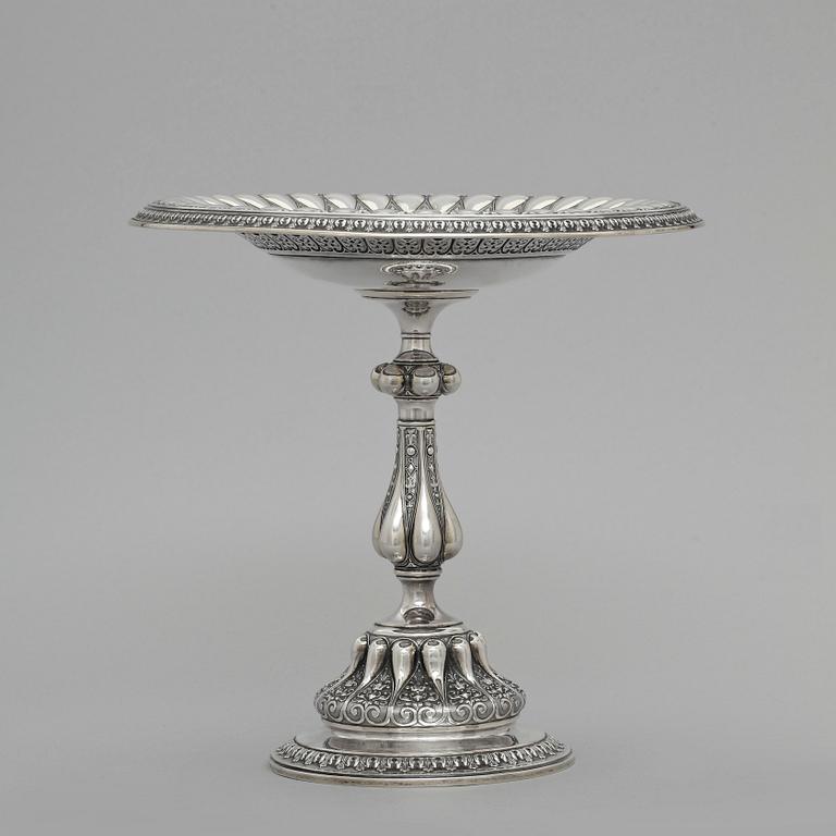 FAT PÅ FOT, silver, C G Hallberg, Stockholm 1889.