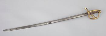 OFFICERSSABEL, 1800-tal.
