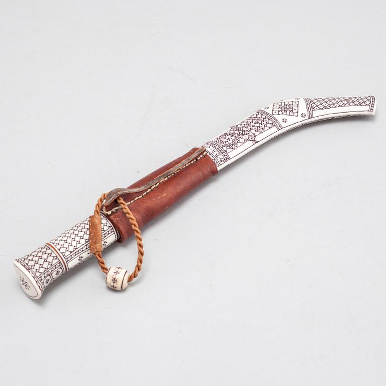 A knife by Bertil Andersson, signed.