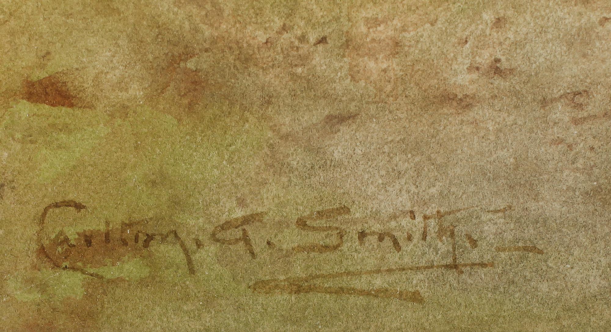 CARLTON ALFRED SMITH, akvarell, signerad.