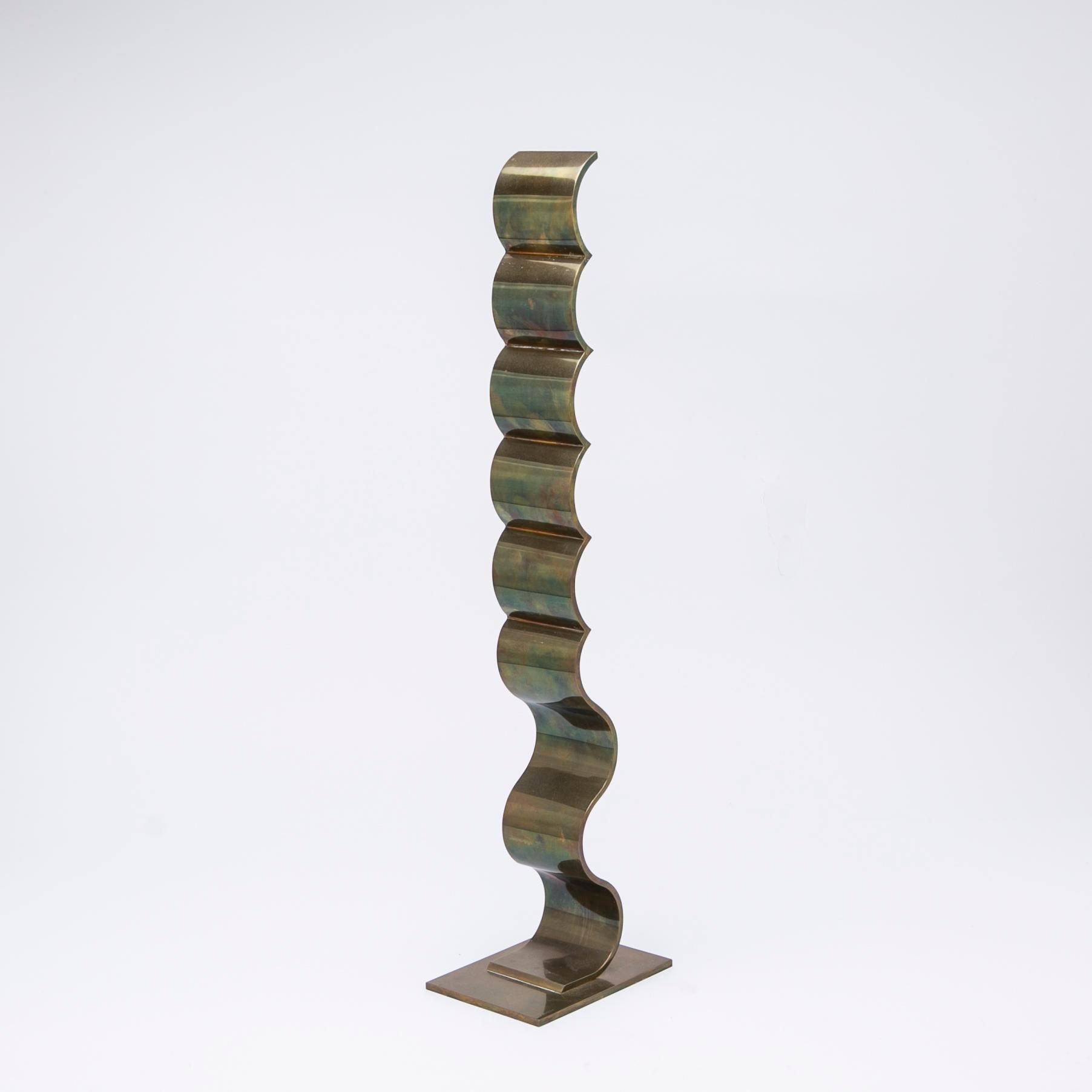 William Crovello, "Brass Column".