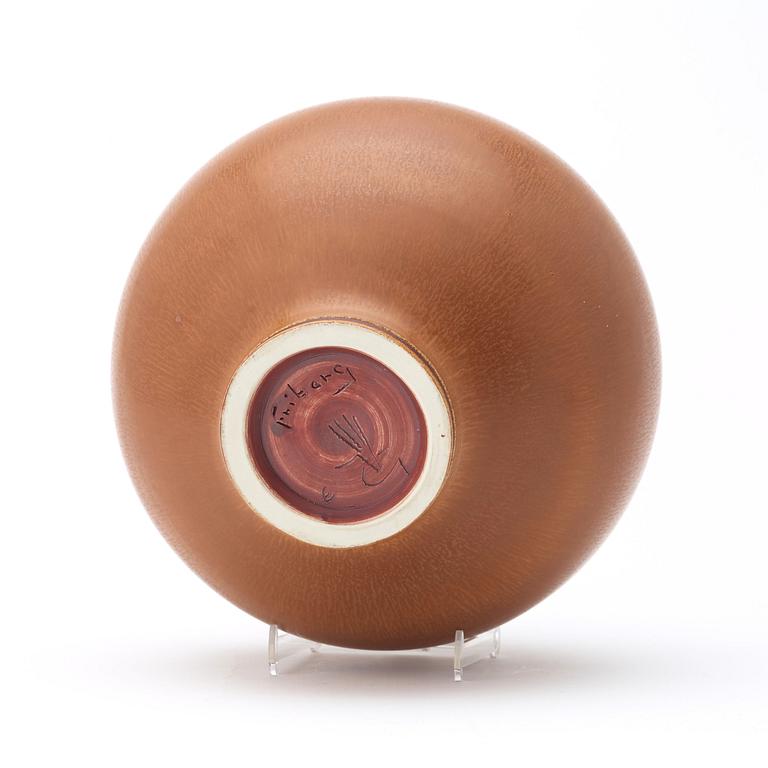 Berndt Friberg, a stoneware vase, Gustavsberg Studio 1963.