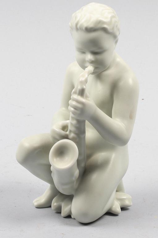 FIGURIN, stengods. Harry Salomon, Rörstrand.