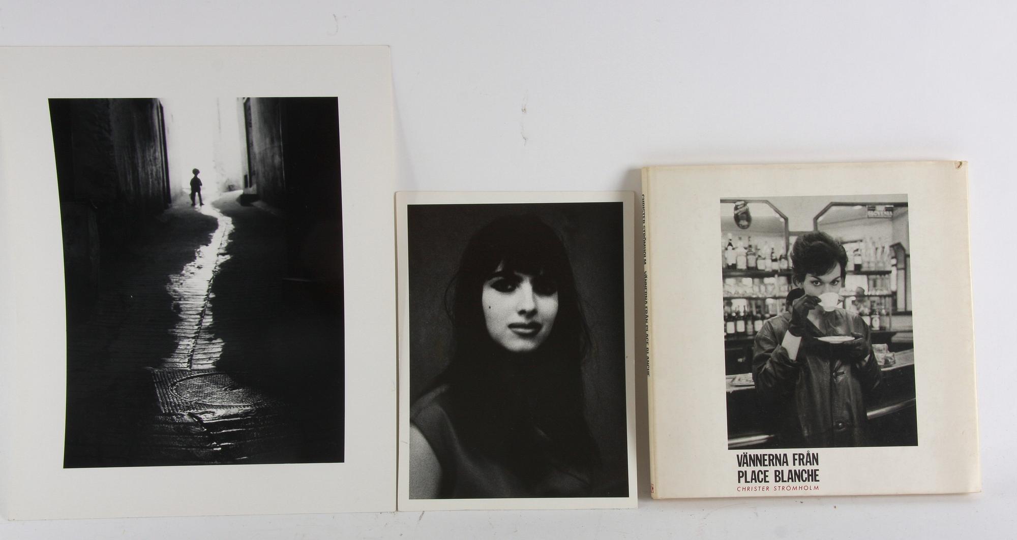 BOK, "Vännerna från Place Blanche",ETC 1983. 
+ 2 foton. Christer Strömholm.