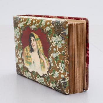 FOTOALBUM, jugend, omkring år 1900.