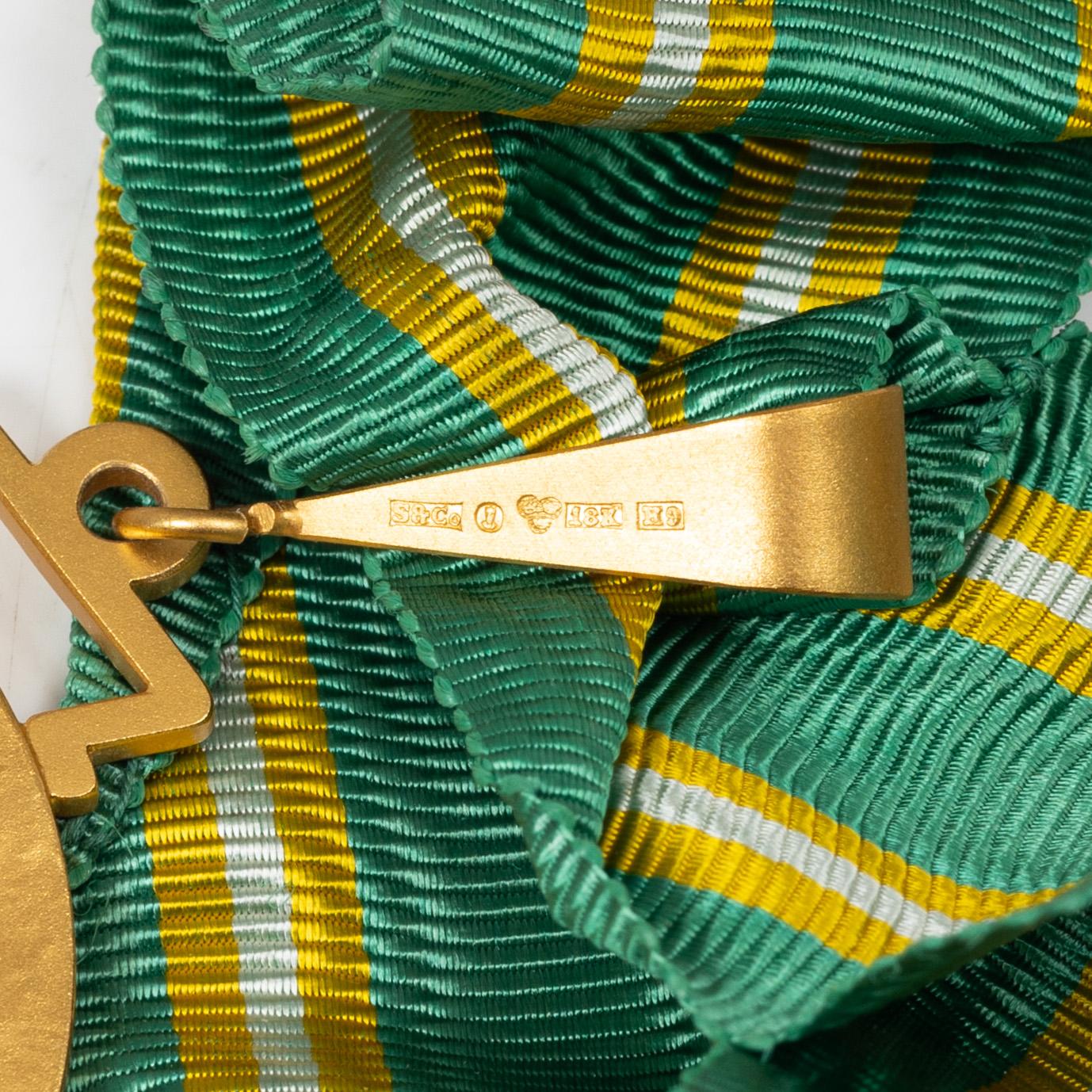 An 18K gold medal, Sporrong, Stockholm 1958.