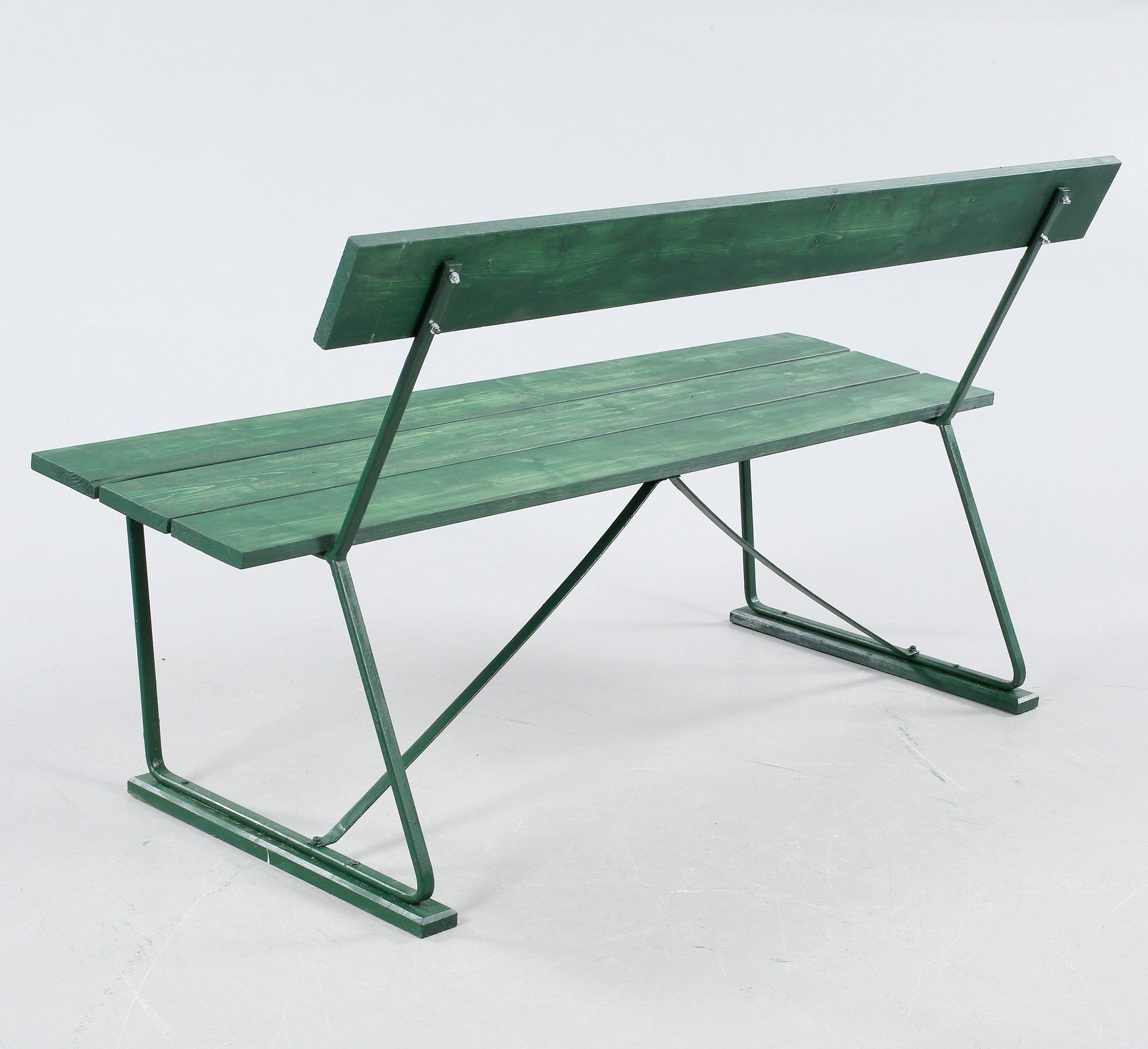 A garden sofa possibly made by Grythyttan from the second half of the 20th century.