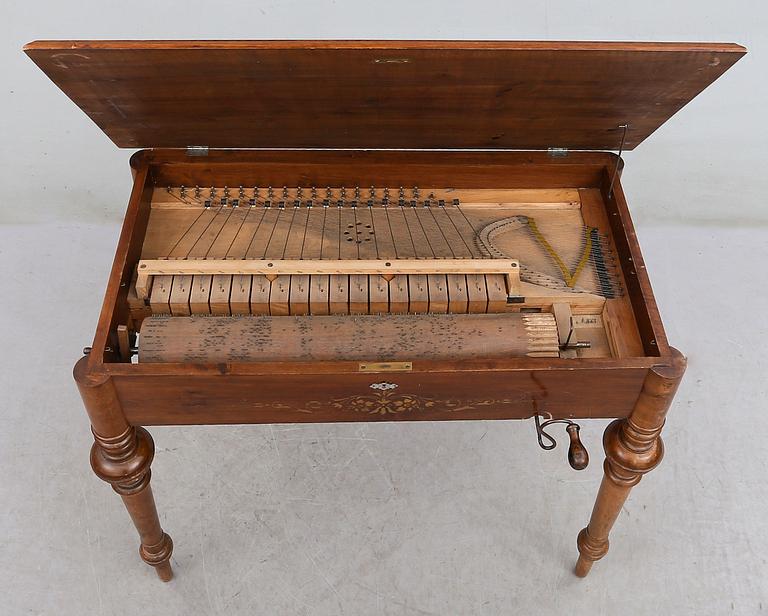 MUSIKBORD, 1800-talets andra hälft.