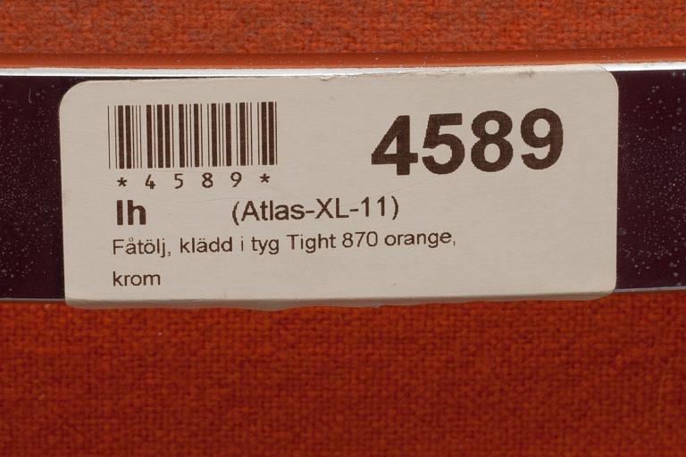 FÅTÖLJER, ett par. Atlas XL  Johannes Foersom och Peter Hiort-Lorenzen.