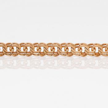 ARMBAND, 18K guld, svenska stämplar, 1965. Vikt ca 22 g.