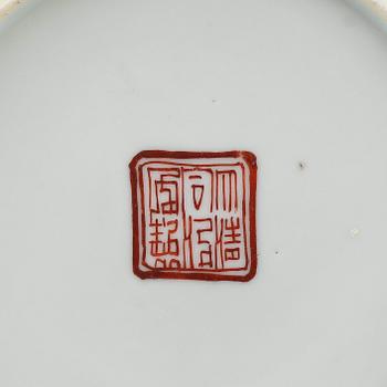 FAT, 2 par, porslin, Kina, 1800-/1900-tal.