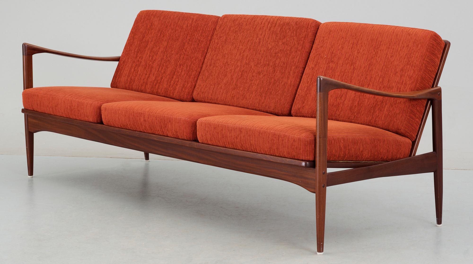 SOFFA, "Kandidaten", Ib Kofod Larsen för OPE möbler, 1960-tal.