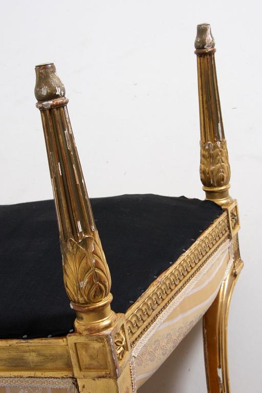 KARMSTOL, gustaviansk stil.