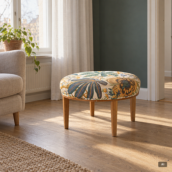 Josef Frank, Stool, model 647, Firma Svenskt Tenn,
