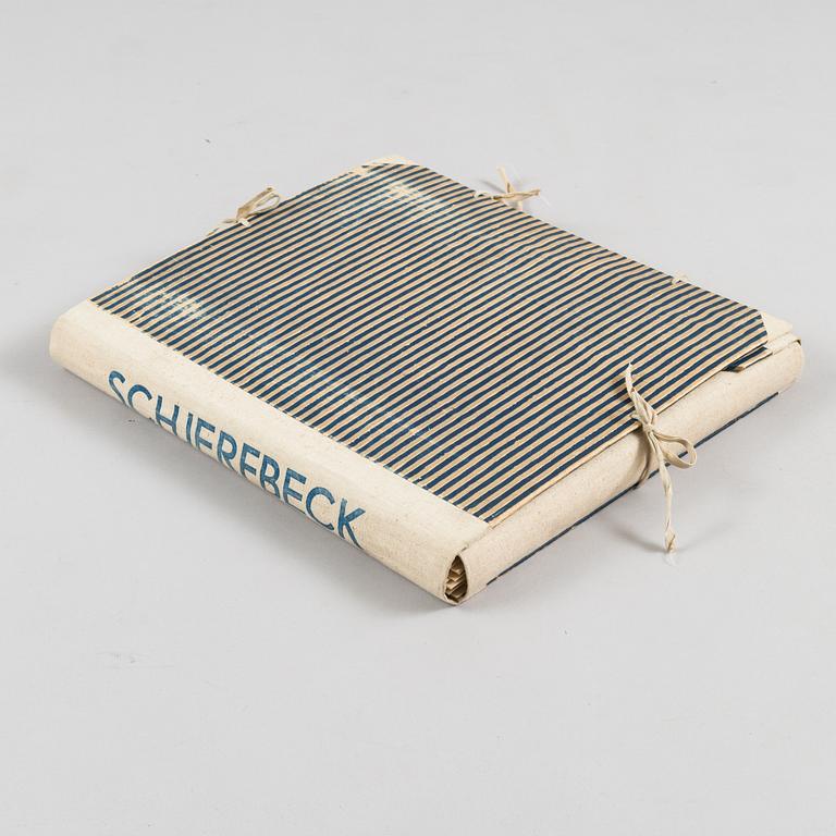 Helene Schjerfbeck, Kansio, jossa 42 reproduktiota, numeroimaton, Nordisk Rotogravyr, Stockholm, 1945.