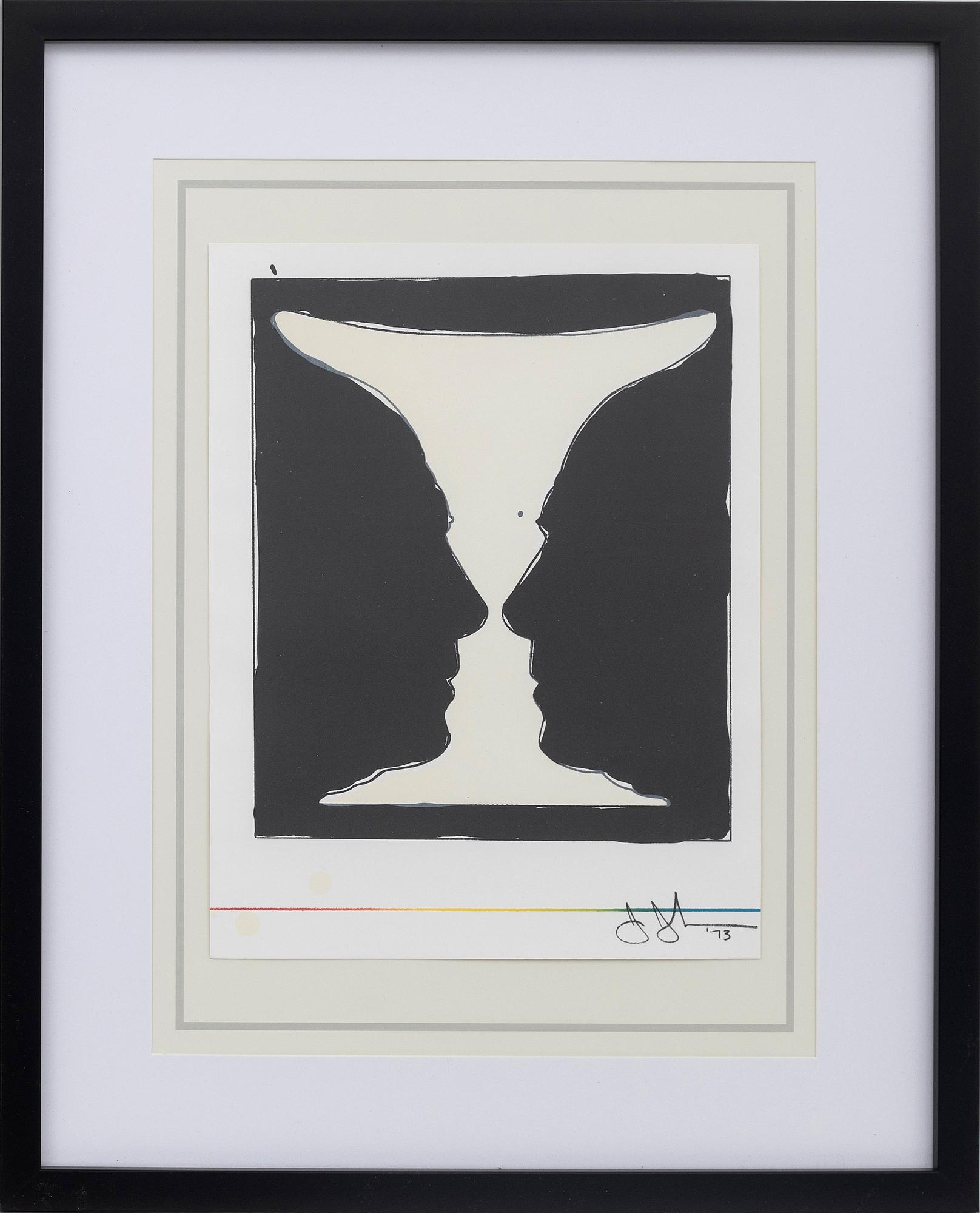 Jasper Johns, ”Cup two Picasso” -73.