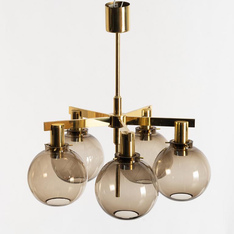 Hans-Agne Jakobsson, taklampa, modell 348/5, Markaryd, 1900-talets andra hälft.