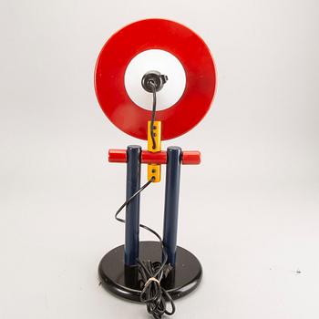 Eduardo Albors Gisbert, a Colorin Clorado wooden table lamp for Lamsar Spain 1980s.