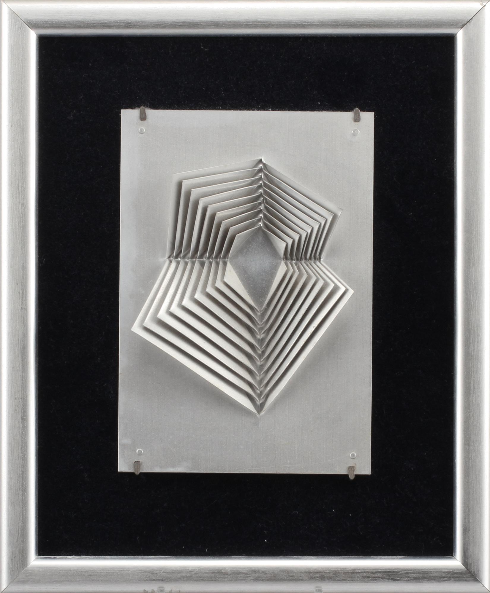 ARNE JONES, väggrelief, aluminium, ej signerad.