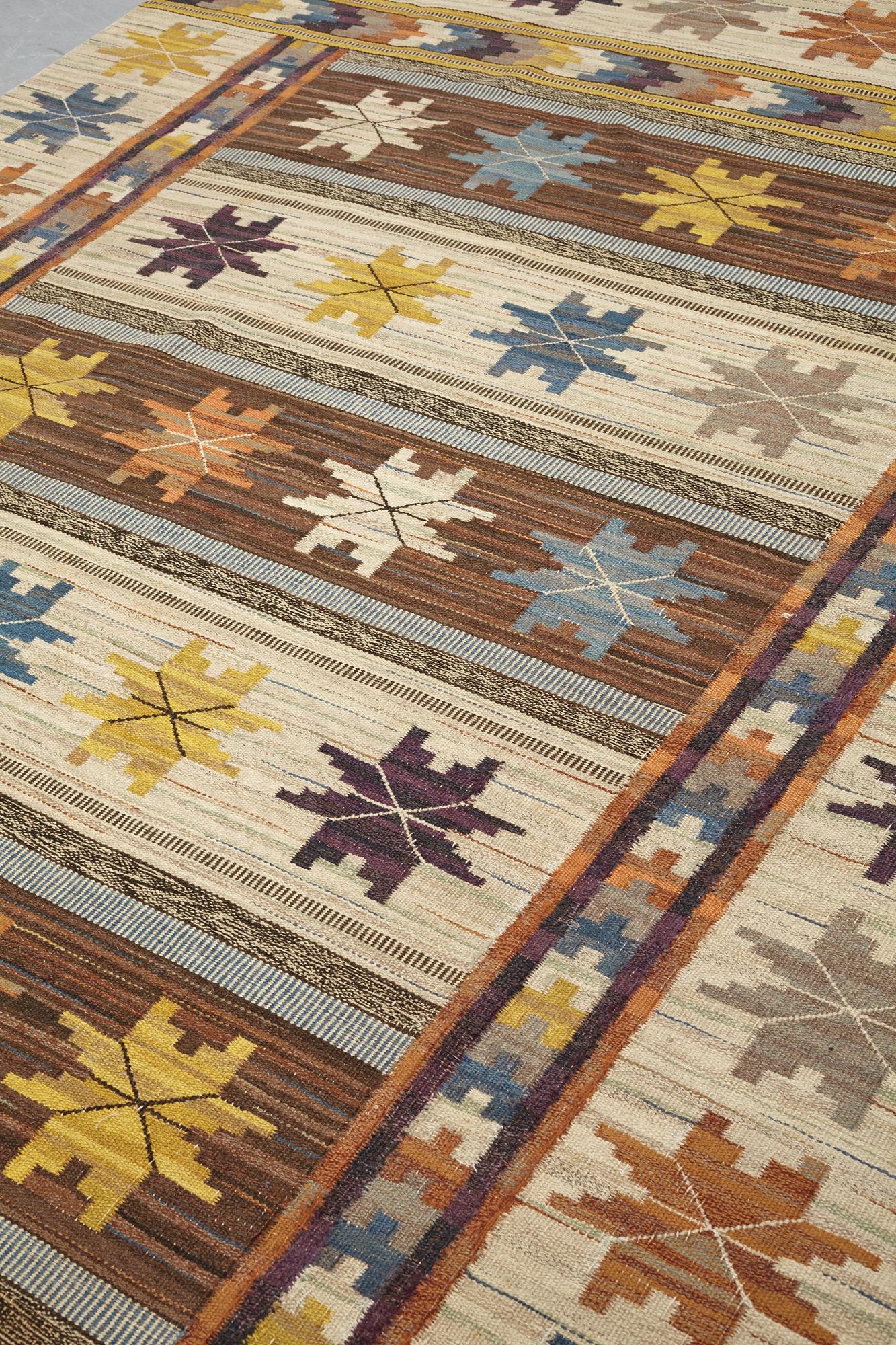 Märta Måås-Fjetterström, matta, "Höstmattan", rölakan, ca 347-348 x 245-248 cm, signerad MMF.