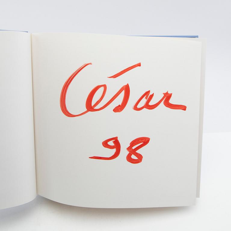 Art books 6 pcs; 3 x Arman, 2 x Wunderlich, 1 x Cesar (signed).