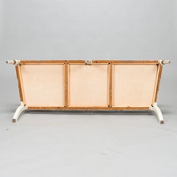 A late Gustavian style sofa and four chairs, early 20th century.