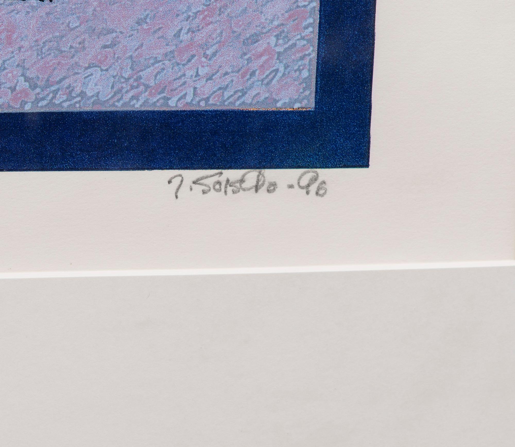 JUHA SOISALO, serigrafi, signerad, daterad -96 och numrerad 21/100.