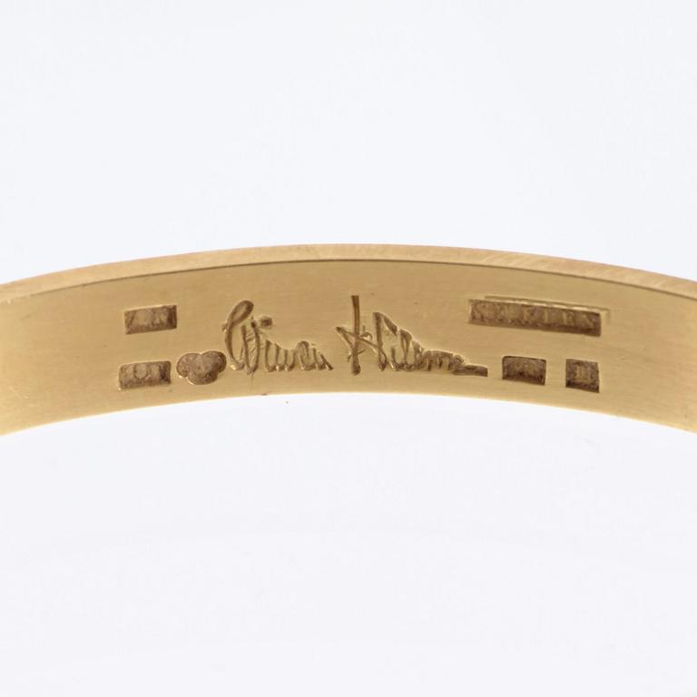 WIWEN NILSSON, armring, Lund 1947, 18 k.