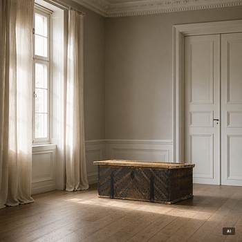 A chest, dated 1852.