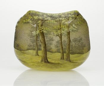 A Daum Art Nouveau cameo glass vase, Nancy, France.