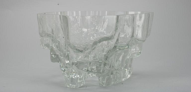 SKÅL, glas, "Inari", sign. Tapio Wirkkala -3543. Iittala 1967-1981.