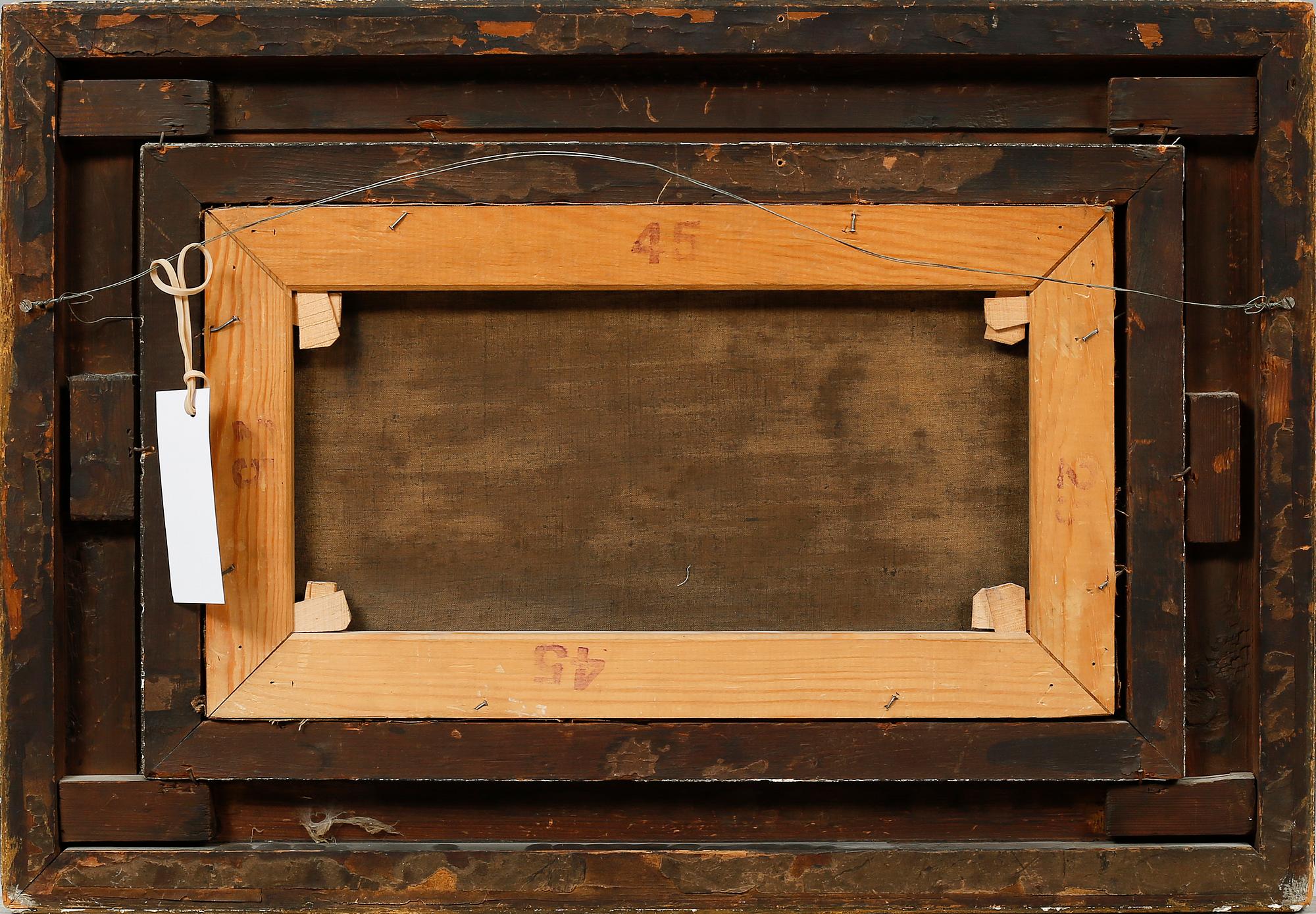 OKÄND KONSTNÄR, olja på duk, ej signerad, 1900-tal.