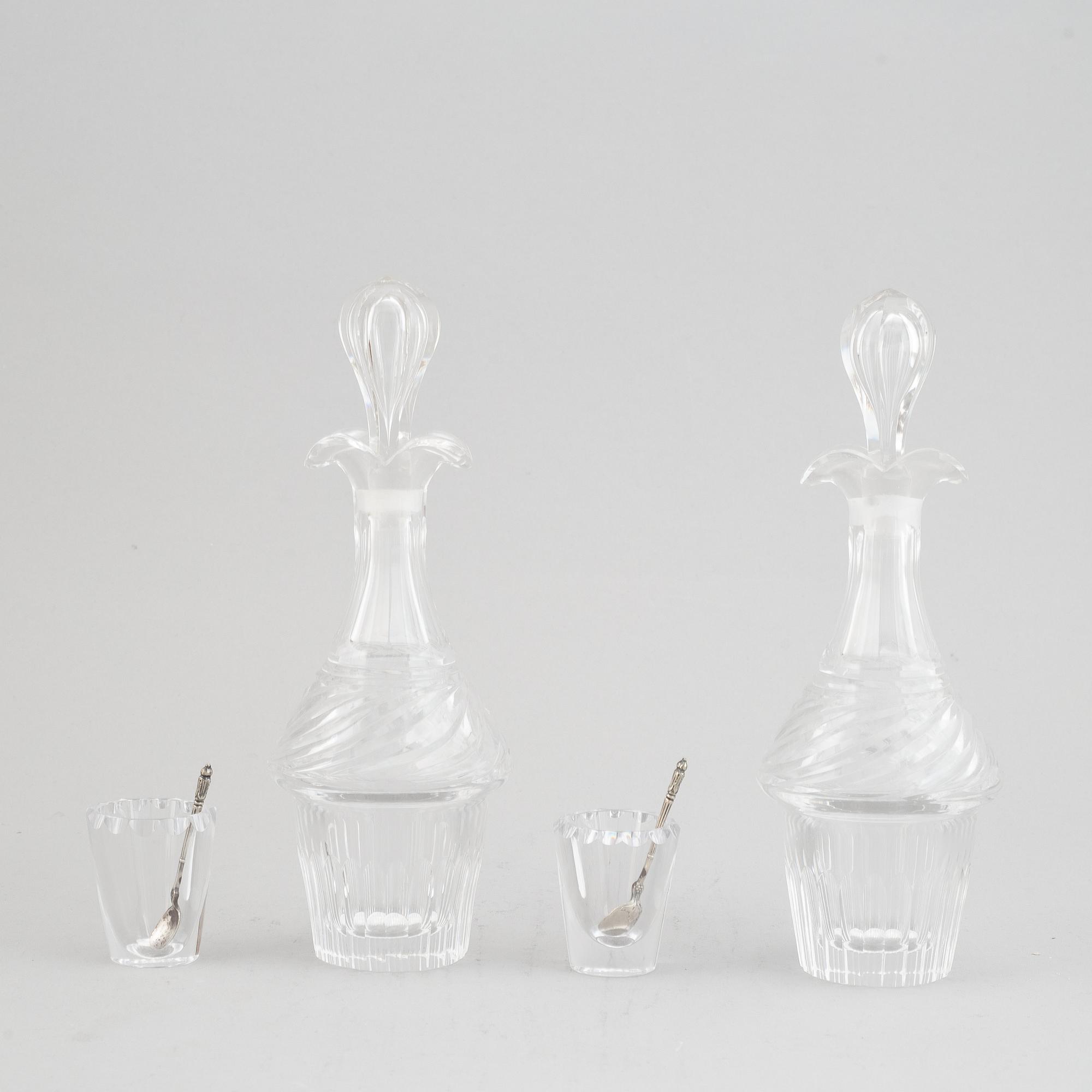 A Swedish late Gustavian cruet-set, mark of Pehr Zethelius, Stockholm 1799.