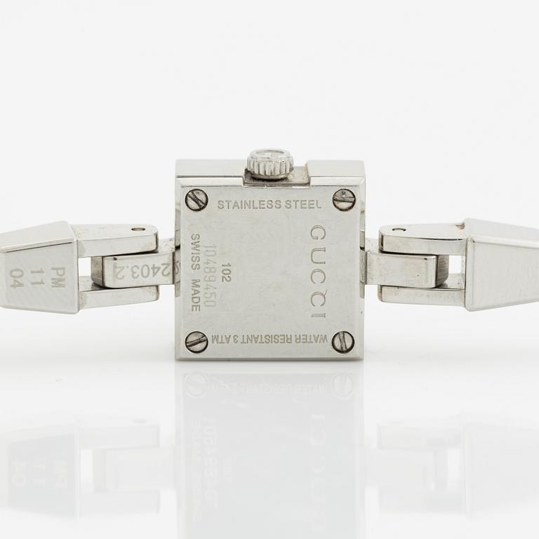 Gucci, wristwatch, 14 x 14 mm.