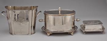 PARTI PLÄTER, 3 delar, trol England, 1800/1900-tal.