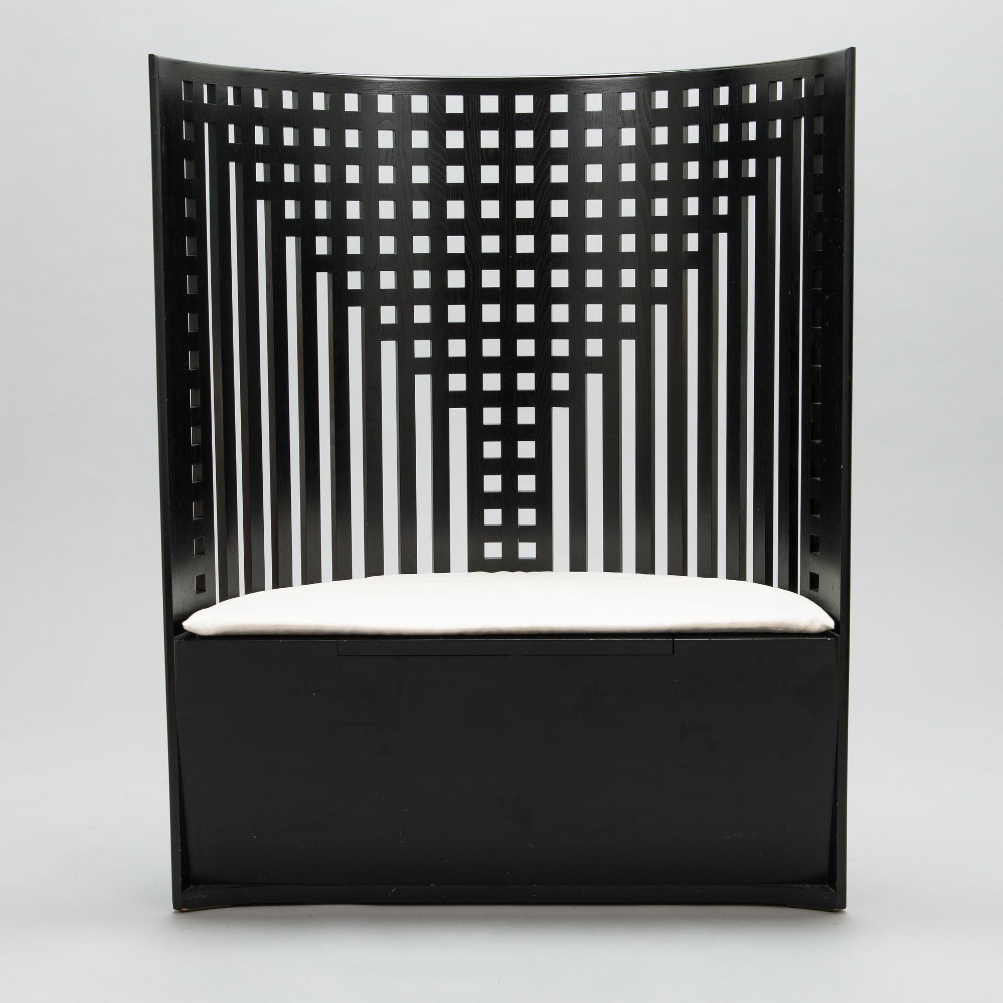 Charles Rennie Mackintosh, stol, "The Willow Chair", Cassina tidigt 2000-tal.