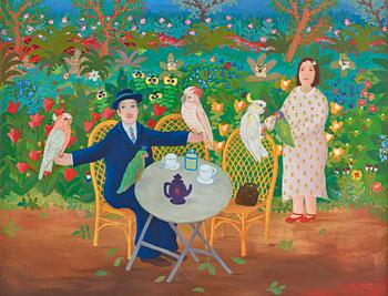 Lennart Jirlow, A man with parrots.