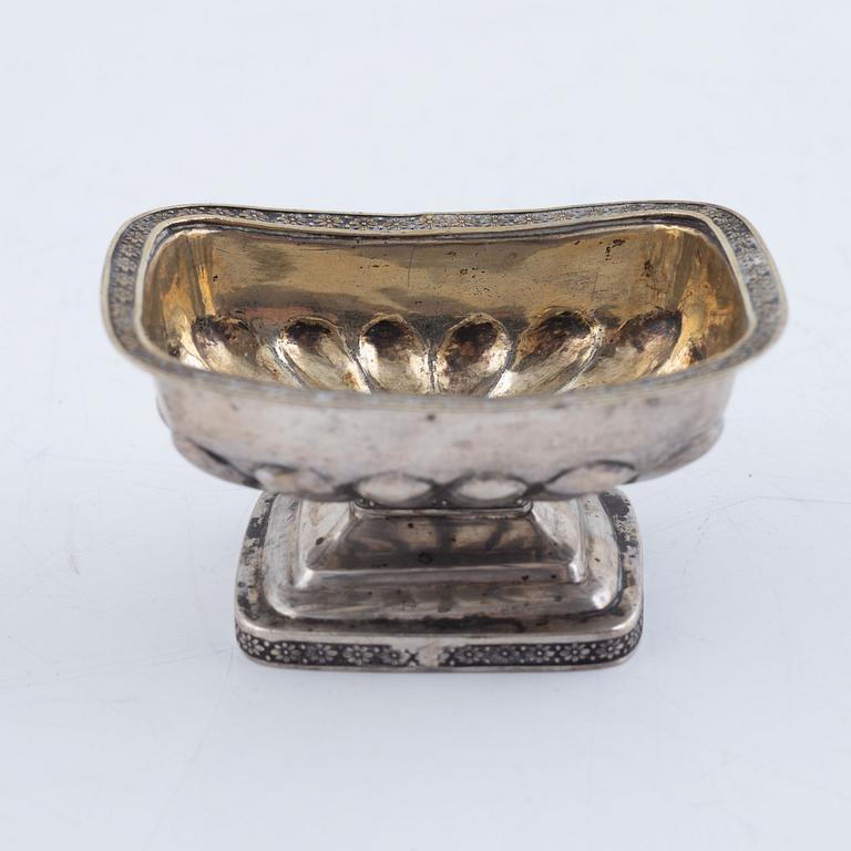 Salt cellars, 3 pcs, silver, Russia, including Moscow 1849, assay master Andrej Antonowitsch Kowalskij.