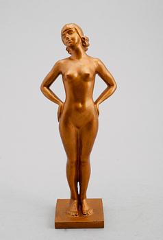 CARIN NILSON, skulptur, brons, signerad, 1930-tal.