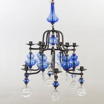 Erik Höglund, chandelier, glass.