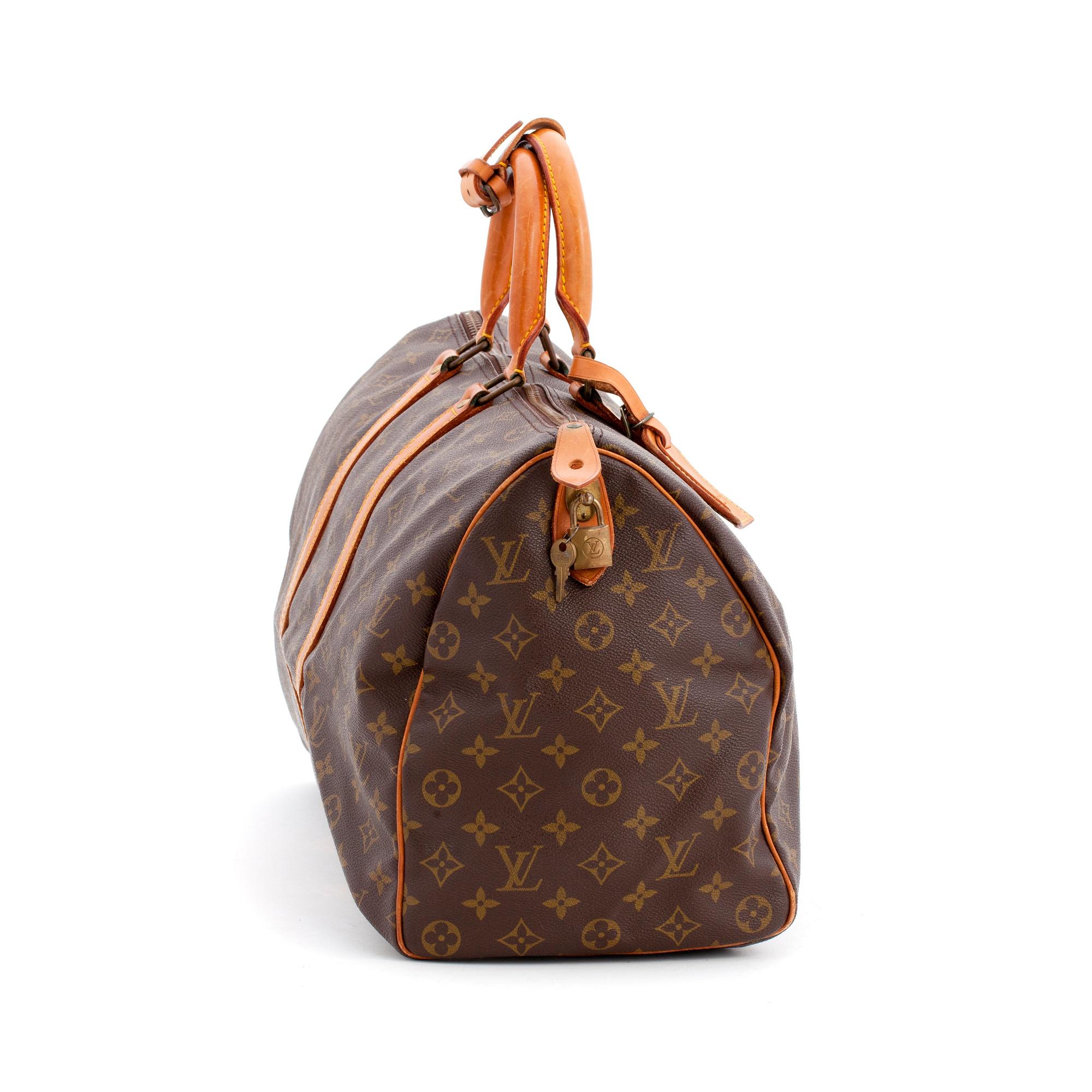 LOUIS VUITTON, a monogram canvas weekendbag, "Keepall  45".