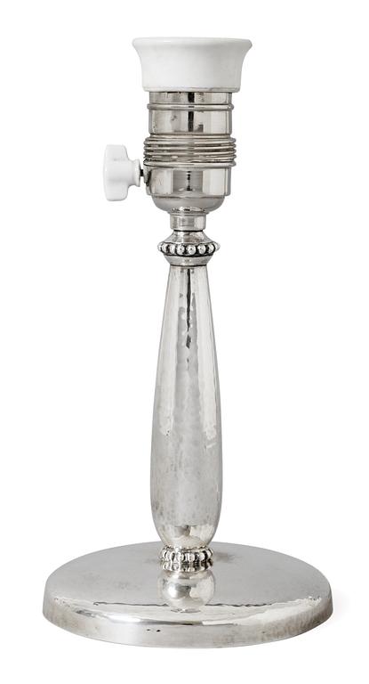 A K.Andersson silver lamp, Stockholm 1919.